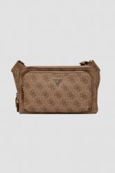 GUESS Brązowa męska saszetka Bumbag. Brązowe saszetki męskie Guess, ze skóry ekologicznej. W wyprzedaży za 236.99 zł.