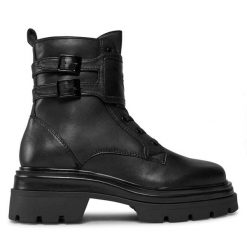 Trapery Tamaris. Czarne trapery damskie Tamaris, bez obcasa. Za 619.99 zł.