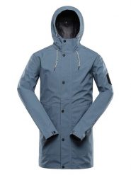 Alpine Pro Płaszcz przeciwdeszczowy "Perfet" w kolorze niebieskim rozmiar: XL. Niebieskie płaszcze męskie Alpine Pro, xl, bez wzorów, sportowe. Za 346.99 zł.