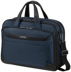 Torba Samsonite 147141 1090 15.6'' PRO-DLX 6 niebieski. Niebieskie torby na laptopa damskie Samsonite, bez wzorów, z materiału. Za 1,189.00 zł.