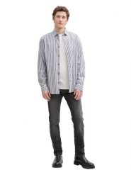 Tom Tailor Dżinsy - Regular fit - w kolorze antracytowym rozmiar: W28/L30. Czarne jeansy męskie Tom Tailor. Za 69.75 zł.