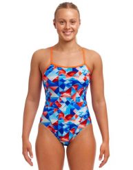 Funkita kostium pływacki Big Swell. Czerwone stroje jednoczęściowe damskie FUNKITA, s, bez wzorów. Za 279.00 zł.
