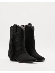 Bellucci Kowbojki w kolorze czarnym rozmiar: 37. Czarne kozaki damskie Bellucci, bez obcasa. Za 169.95 zł.