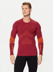 X-Bionic Bielizna termoaktywna górna Energy Accumulator 4.0 Shirt Lg Sl EA-WT06W19M Bordowy Slim Fit. Czerwona bielizna termoaktywna męska X BIONIC, m, bez wzorów, z syntetyku. Za 509.99 zł.