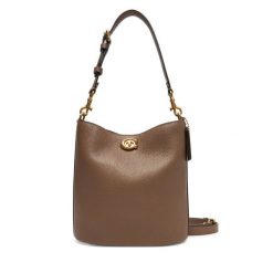 Torebka Coach. Brązowe torebki klasyczne damskie Coach, bez wzorów, bez dodatków. Za 1,179.00 zł.