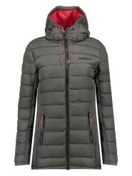 Geographical Norway Płaszcz pikowany "Astana" w kolorze szarym rozmiar: onesize. Szare płaszcze damskie Geographical Norway, bez wzorów. Za 171.68 zł.