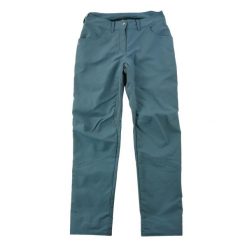 Spodnie damskie polarowe Quechua. Niebieskie spodnie materiałowe damskie QUECHUA, bez wzorów, z materiału. Za 51.08 zł.