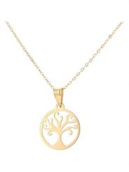 Revoni Złoty naszyjnik z zawieszką - dł. 42 cm rozmiar: onesize. Żółte naszyjniki damskie Revoni, złote. Za 382.99 zł.