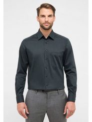 Eterna Koszula - Modern fit - w kolorze ciemnozielonym rozmiar: 48. Zielone koszule męskie Eterna, bez wzorów, z bawełny, bez kołnierzyka, bez ramiączek. Za 95.69 zł.