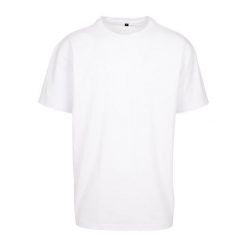 Ponadwymiarowa Koszulka Dla Dorosłych Unisex Heavyweight. Czerwone bluzki damskie BUILD YOUR BRAND, s, bez wzorów, sportowe, bez kołnierzyka, bez ramiączek. Za 78.99 zł.