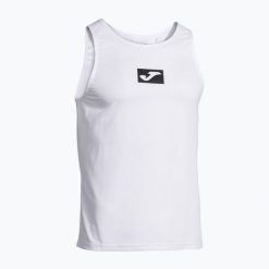 Koszulka do biegania męska Joma R-City. Białe t-shirty sportowe męskie Joma, na lato, l, z elastanu, bez ramiączek, do biegania. Za 139.99 zł.
