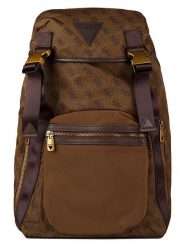 Guess Plecak w kolorze brązowym - 14 x 35 x 7 cm rozmiar: onesize. Brązowe plecaki damskie Guess, z aplikacjami, z materiału. Za 436.09 zł.
