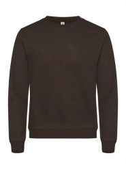 Clique Miami Roundneck – uniseks bluza z bawełny i recyklingowanego poliestru. Brązowe bluzy bez kaptura męskie CLIQUE, xl, z bawełny. Za 166.81 zł.