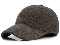 Ocieplana Czapka z Daszkiem - Pako Jeans - Brązowa. Brązowe czapki męskie Pako Jeans, na zimę, bez wzorów, z jeansu. Za 49.00 zł.