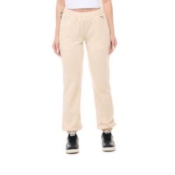 Spodnie dresowe z ściągacze na co dzień na siłownię. Brązowe spodnie dresowe damskie LEONE 1947 APPAREL, z dresówki, na fitness i siłownię. W wyprzedaży za 151.56 zł.