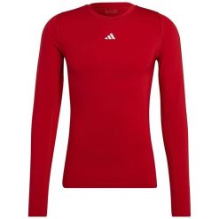 Koszulka męska adidas Techfit Aeroready Long Sleeve Tee. Czarne koszulki męskie z długim rękawem Adidas, m. Za 129.00 zł.