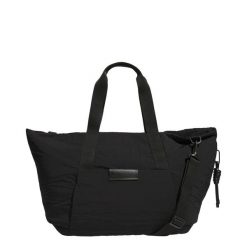 TORBA FAVORITE DUFFEL. Czarne torby męskie na ramię Adidas, bez wzorów, z materiału, na ramię. Za 349.00 zł.