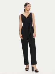 Armani Exchange Kombinezon 6DYA10 YN9JZ 1200 Czarny Regular Fit. Czarne kombinezony damskie Armani Exchange, bez wzorów, z syntetyku, bez kołnierzyka, bez ramiączek. Za 479.99 zł.