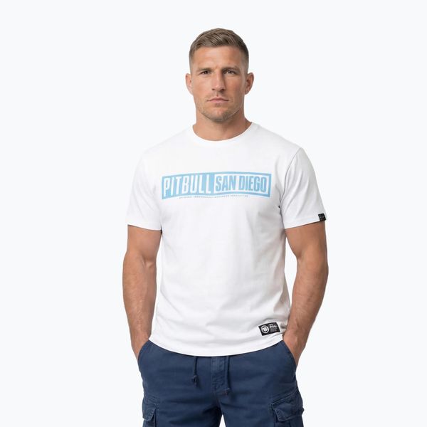 Koszulka męska Pitbull Eighty Nine Dog. Białe t-shirty sportowe męskie PITBULL, m, z bawełny, bez ramiączek. Za 94.99 zł.