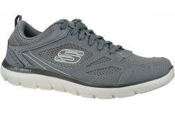 Buty do chodzenia męskie Skechers Summitssouth Rim. Szare buty fitness męskie Skechers, na fitness i siłownię. Za 199.99 zł.