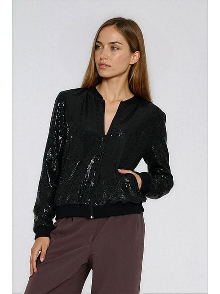 Nife Bluza w kolorze czarnym rozmiar: 42. Czarne bluzy bez kaptura damskie Nife. Za 139.95 zł.