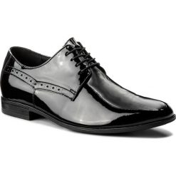 Półbuty LASOCKI FOR MEN - TA-LL37 Czarny. Czarne buty wizytowe męskie Lasocki For Men, z lakierowanej skóry, bez zapięcia. Za 229.99 zł.