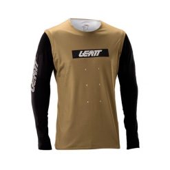 Koszulka rowerowa LEATT Jersey MTB Gravity 8.0. Brązowe topy sportowe damskie LEATT, l, bez wzorów, z dzianiny, bez ramiączek. Za 449.00 zł.