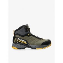 Buty trekkingowe męskie Scarpa Rush TRK GTX. Zielone buty trekkingowe męskie Scarpa, bez zapięcia, trekkingowe. Za 743.99 zł.