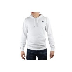 Kappa Vend Hooded, męska bluza. Białe bluzy bez kaptura męskie Kappa, m, z bawełny. Za 99.99 zł.
