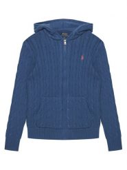Polo Ralph Lauren Kardigan 323951123505 Granatowy Regular Fit. Niebieskie swetry chłopięce Polo Ralph Lauren, bez wzorów, z bawełny, bez kołnierzyka. Za 689.99 zł.