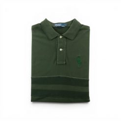 Second life - Koszulka Polo Ralph Lauren męska krótki rękaw - Stan dobry. Zielone koszulki polo męskie Ralph Lauren, l, bez wzorów, bez ramiączek. Za 106.46 zł.