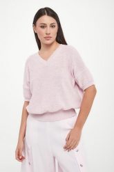 Sweter damski z krótkim rękawem Radice MARELLA MONOCHROME. Swetry klasyczne damskie Marella, m, bez kołnierzyka. Za 849.00 zł.