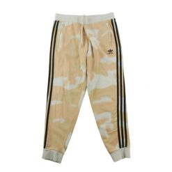 Second life - Spodnie dresowe męskie 3-Stripes tie-dye - Stan bardzo dobry. Brązowe spodnie sportowe męskie Adidas, z dresówki. Za 164.76 zł.