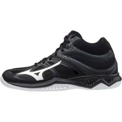 Buty sportowe Mizuno Thunderblade 2 Mid. Czarne buty sportowe na co dzień damskie Mizuno, bez wzorów, z syntetyku. Za 390.00 zł.