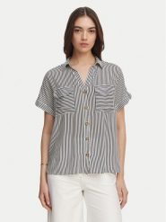 Vero Moda Koszula Bumpy 10310139 Granatowy Regular Fit. Niebieskie koszule damskie Vero Moda, m, bez wzorów, z wiskozy, bez kołnierzyka, bez ramiączek. Za 129.99 zł.