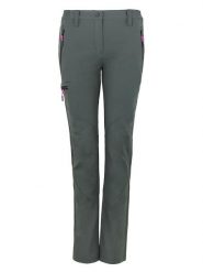 Peak Mountain Spodnie funkcyjne "Abor" w kolorze szarym rozmiar: XL. Szare spodnie dresowe damskie Peak Mountain, xl, z materiału, outdoorowe. Za 217.99 zł.