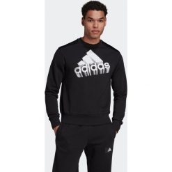 Bluza męska Adidas Gym & Pilates. Białe bluzy bez kaptura męskie Adidas, bez wzorów, z bawełny, biznesowe, bez kołnierzyka, bez ramiączek. Za 269.99 zł.