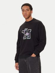 HUGO Bluza Newirex 50549213 Czarny Regular Fit. Czarne bluzy bez kaptura męskie Hugo, m, z bawełny. Za 399.99 zł.
