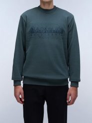 Napapijri Bluza w kolorze zielonym rozmiar: XS. Zielone bluzy bez kaptura męskie Napapijri, xs. Za 122.96 zł.
