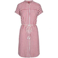 Loap Nesha sukienka damska M – letnia sukienka 55% len. Białe sukienki damskie ZOOPLEMENTS, na lato, m, bez wzorów, ze lnu, sportowe, bez kołnierzyka, bez ramiączek, sportowe. Za 164.99 zł.