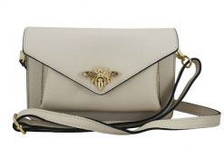 Listonoszka skórzana BARBERINI'S j. beżowa 955-10. Brązowe shopper bag damskie Barberinis, bez wzorów, ze skóry, bez dodatków. Za 209.99 zł.