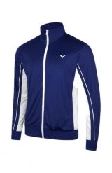 Bluza sportowa VICTOR J-43600 B r. L. Niebieskie bluzy sportowe damskie VICTOR, l, bez wzorów, z materiału, bez ramiączek, bez kaptura. Za 189.99 zł.
