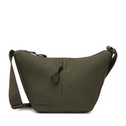 Torebka Hunter. Brązowe listonoszki damskie Hunter, bez wzorów, bez dodatków. Za 129.99 zł.