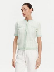 Morgan Kardigan 251-MORESA Zielony Slim Fit. Zielone kardigany damskie Morgan, m, bez wzorów, z syntetyku. Za 139.99 zł.