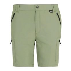 Szorty do chodzenia Regatta Leesville III. Zielone szorty męskie Regatta, bez wzorów, z materiału, eleganckie. Za 139.99 zł.