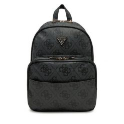 Plecak Guess. Czarne plecaki damskie Guess, z aplikacjami. Za 429.99 zł.