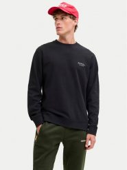 Jack & Jones Bluza Earchive 12287995 Czarny Regular Fit. Czarne bluzy bez kaptura męskie Jack & Jones, l, z bawełny. Za 129.99 zł.