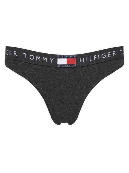 Tommy Hilfiger Stringi UW0UW06227 Szary. Szare stringi damskie Tommy Hilfiger, xs, bez wzorów, z bawełny. Za 69.99 zł.