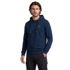 Bluza z kapturem męska Norway. Niebieskie bluzy z kapturem męskie Aulp, m, z bawełny. Za 204.70 zł.