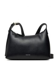 Calvin Klein Torebka Hardware Strap Medium Crossbody K60K613028 Czarny. Czarne listonoszki damskie CALVIN KLEIN, bez wzorów, ze skóry, bez dodatków. Za 279.99 zł.